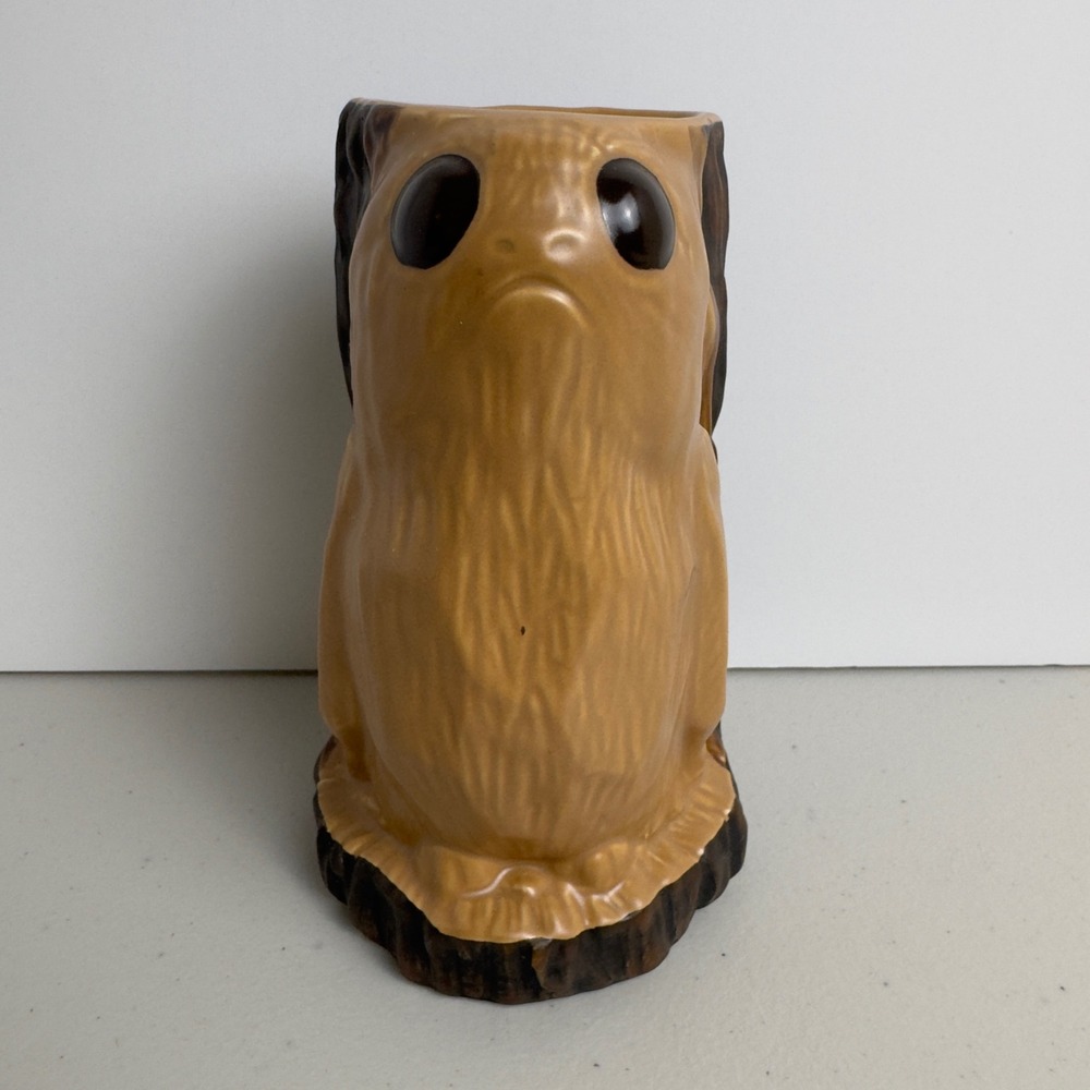 Star Wars Galaxys Edge Porg Tiki Mug 1st Edition Disney Parks Ceramic Brown 7in